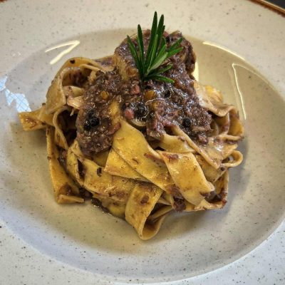 PAPPARDELLE AL RAGÙ DI CINGHIALE ​ ariccia